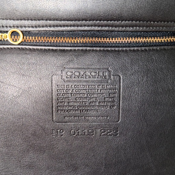 Vintage Coach Lexington Briefcase style223 - Made in USA Glove Tanned Leather - Picture 9 of 10